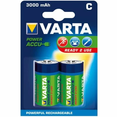 VARTA Akku RECHARGEABLE Wiederaufladbar Batterie POWERBaby Blister 2 Stück 1.2 VARTA Akku RECHARGEABLE Wiederaufladbar Batterie POWERBaby Blister 2 Stück 1.2 -VARTA Shop 15409495 1