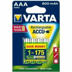 Varta VARTA Ready2Use Akku Micro AAA HR3 4er Blister (800 MAh) (56703 101 404)
