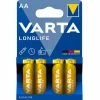 Varta Batterie LONGLIFE DE AA LR6 4St. (04106 110 414) 2 Varta Batterie LONGLIFE DE AA LR6 4St. (04106 110 414) -VARTA Shop 28832183 1