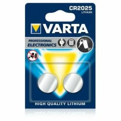 Varta Professional Electronics Knopfzelle Batterie CR 2025 2er Blister (06025 101 402)