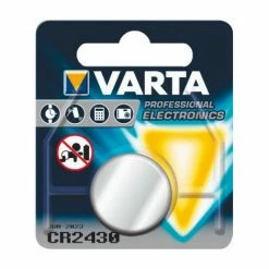 Varta CR 2430 VAR - Lithium-Knopfzelle, 3 V, 280 MAh, 24,5x3,0 Mm