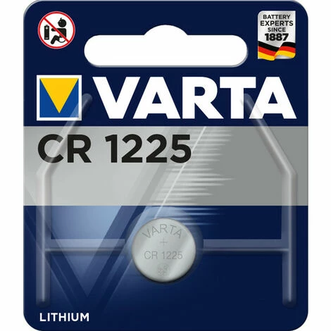 Varta Batterie Lithium, Knopfzelle, CR1225, 3V (06225 101 401) Varta Batterie Lithium, Knopfzelle, CR1225, 3V (06225 101 401) -VARTA Shop 32559705 1