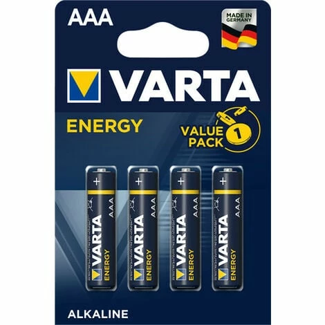 Varta Energy AAA - Alkali - Zylindrische - AAA (BAVA 4103) (04103 229 414) 3 Varta Energy AAA - Alkali - Zylindrische - AAA (BAVA 4103) (04103 229 414)