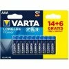 Varta Hochenergie Aaa Batterie 1,5 V Lr03 Pack 14 + 6uni -VARTA Shop 36126004 1