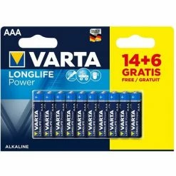 Varta Hochenergie Aaa Batterie 1,5 V Lr03 Pack 14 + 6uni