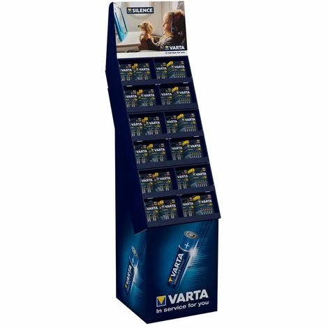Aussteller Varta Batterien "lange Lebensdauer" 52 Blister 6 Batterien aaa lr03 + 100 Blister 6 Batterien lr06 aa EDM 38475 Aussteller Varta Batterien "lange Lebensdauer" 52 Blister 6 Batterien Aaa Lr03 + 100 Blister 6 Batterien Lr06 Aa EDM 38475 -VARTA Shop 36129856 1