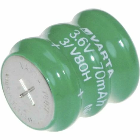 Varta V3/80H Knopfzellen-Akku 80H NiMH 80 mAh 3.6 V 1 St. Varta V3/80H Knopfzellen-Akku 80H NiMH 80 MAh 3.6 V 1 St. -VARTA Shop 45777820 1