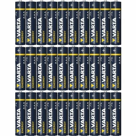 Varta ENERGY AAA Bli 30 Micro (AAA)-Batterie Alkali-Mangan 1.5 V 30 St. Varta ENERGY AAA Bli 30 Micro (AAA)-Batterie Alkali-Mangan 1.5 V 30 St. -VARTA Shop 46213910 1
