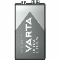 Varta VAR LI 9V - Lithium Batterie, 9-V-Block, 1200 MAh, 10er-Pack (06122 301 401 PACK)