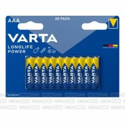 Varta Batterie Alkaline, Micro, AAA, LR03, 1.5V, 20er (04903 121 420)