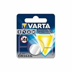 Varta CR 1616 VAR - Lithium-Knopfzelle, 3 V, 55 MAh, 16x1,6 Mm (06616 101 401 PACK)