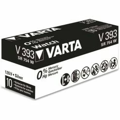 VARTA Knopfzelle Silver Oxide, 393 SR48, 1.55V, 10 Stück