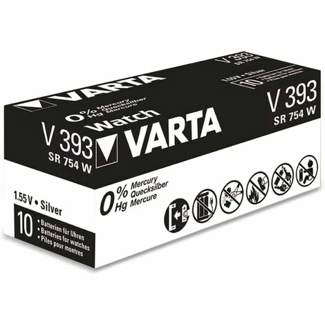 VARTA Knopfzelle Silver Oxide, 393 SR48, 1.55V, 10 Stück VARTA Knopfzelle Silver Oxide, 393 SR48, 1.55V, 10 Stück -VARTA Shop 57157269 1