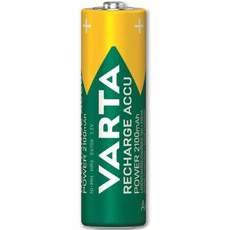 VARTA Akku NiMH, Mignon, AA, HR06, 1.2V/2100mAh, Accu Power, Pre-charged, 10er Pack VARTA Akku NiMH, Mignon, AA, HR06, 1.2V/2100mAh, Accu Power, Pre-charged, 10er Pack -VARTA Shop 57157296 2