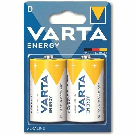 VARTA Batterie Alkaline, Mono, D, LR20, 1.5V, Energy, 2 Stück VARTA Batterie Alkaline, Mono, D, LR20, 1.5V, Energy, 2 Stück -VARTA Shop 57205745 1