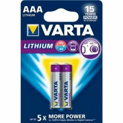Varta Professional Lithium-AAA-Batterien (Micro) 2er Blister 1100 MAh (06103 301 402)