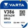 Mikro-Knopfzellenbatterie Varta Silver Sr43 - V386 1,55v (Blister 1 Stück) ø11,6x4,2mm 1 Mikro-Knopfzellenbatterie Varta Silver Sr43 - V386 1,55v (Blister 1 Stück) ø11,6x4,2mm -VARTA Shop 59628777 1