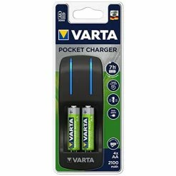 Ladegerät Varta Pocket Mit 4 Aa 100/240v 2600ma 7h Batterien