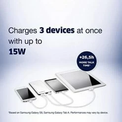 VARTA Power Bank Energy 5000 M MAh, Inkl. Ladekabel (1 X Micro-USB-Eingang, 2 X USB A Ausgänge, 1 X Cone X Bi-direktionaler USB Ion Typ C, Schnellladung Mit Bis Zu 15 Watt) -VARTA Shop 59941466 4