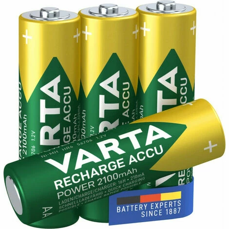 Varta VARTA Ready2Use Akku Mignon AA HR6 4er Blister (2100 mAh) (56706 101 404) Varta VARTA Ready2Use Akku Mignon AA HR6 4er Blister (2100 MAh) (56706 101 404) -VARTA Shop 59943575 1