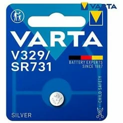 Mikro-Knopfzelle Varta Silver Sr73 - V329 1,55v (Blister 1 Stück) ø7,9x3,1mm