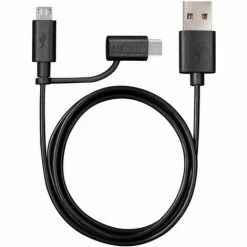 Varta Kabel 2in1 USB Micro & USB C 1M Charge/Sync (57948101401)