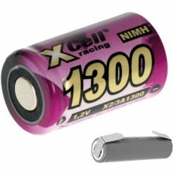 VARTA XCell Akku 2/3 A 1,2V / 1300mAh NiMh Hochstrom Lötfahne U