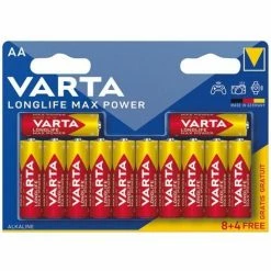 VARTA BATTERIE LONGLIFE MAX POWER AA/LR06 X8+4 031580