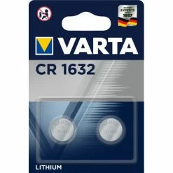 VARTA Batterien Electronics CR1632 Lithium Knopfzellen