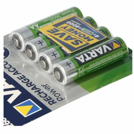 Varta Ready2Use 2600mAh Mignon AA Akkus 4er Pack Inklusive AccuCell Akkubox 4 Varta Ready2Use 2600mAh Mignon AA Akkus 4er Pack Inklusive AccuCell Akkubox – Bild 2