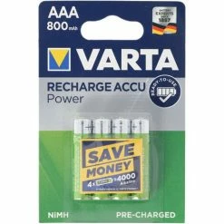 VARTA Ready2use Akku Micro/AAA 56703 800mAh 4er Pack 4008496550616