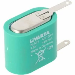 Akku Passend Für Varta 4/V150H NiMH Akku Herst.Nr: 55615304060 Mit Lötfahne