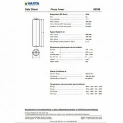 VARTA Akku Passend Für Loewe Alphatel 3000, Modus Plus, Matra 7 VARTA Akku Passend Für Loewe Alphatel 3000, Modus Plus, Matra -VARTA Shop 9147521 3