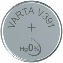 Varta Silberoxid-Knopfzelle, SR55/V391, 1,55 V/42 MAh