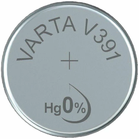 Varta Silberoxid-Knopfzelle, SR55/V391, 1,55 V/42 mAh Varta Silberoxid-Knopfzelle, SR55/V391, 1,55 V/42 MAh -VARTA Shop 9472279 1