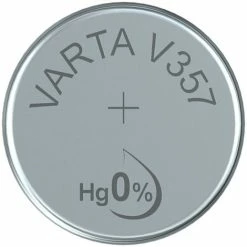 Varta Silberoxid-Knopfzelle, SR44/V357, 1,55 V/145 MAh