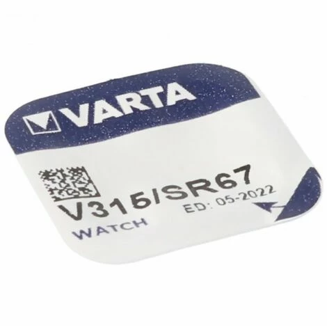 315, Varta V315, SR67, SR716SW Knopfzelle für Uhren etc. 315, Varta V315, SR67, SR716SW Knopfzelle Für Uhren Etc. -VARTA Shop 9476770 3