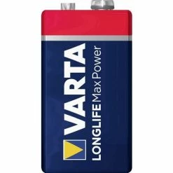 Varta LONGLIFE Max Power 9V Bli 1 9 V Block-Batterie Alkali-Mangan 640 MAh 9 V 1 St.