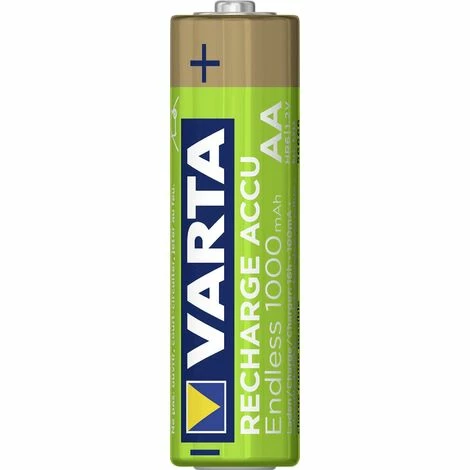 Varta RECH.AC. ENDL.AA1000mAh BLI4 Mignon (AA)-Akku NiMH 1000 mAh 1.2 V 4 St. Varta RECH.AC. ENDL.AA1000mAh BLI4 Mignon (AA)-Akku NiMH 1000 MAh 1.2 V 4 St. -VARTA Shop 9616811 2